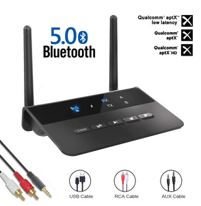 TV Funksender Empfänger blaue Zähne 5.0 Sender Empfänger 2 in 1 Ferns ender Audio RCA AUX Funk adapter