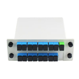 新しい1対2プラグイン光スプリッタUPC 1/2 1/4挿入型型光ファイバスプリッタ - Product Image 5