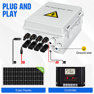 4ストリングコンバイナーボックスDc 4 in 1 OUT 4ストリング1000V 1200V Pvアレイコンバイナーボックスソーラーパネル電源システム用 - Product Image 2