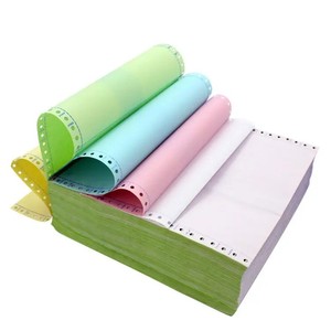 Papel de impresión continua para ordenador de oficina CB CFB CF hojas de papel de copia sin carbón multicolor NCR de 6 capas - Product Image 4