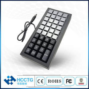 EMC ISO7811 40 Teclas Usb Con Cable Profesional Pos Caja Registradora Interruptor Teclado Programable Con Tarjeta Magnética KB40