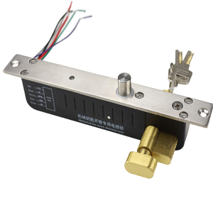Serratura a chiave elettrica dropbolt blocco porta mortasa per controllo accessi carte porta e ascensore multi cancello di controllo video citofono - Product Image 2
