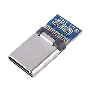 โรงงาน2021ที่มีคุณภาพสูง USB 3.1ประเภท-C USB-C 24ขาเชื่อมต่อฝ่าวงล้อมบอร์ด PCB (ชาย) - Product Image 6