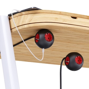 Factory Wholesale New <strong>Design</strong> PD25W Fast Charging EU Spherical <strong>Socket</strong> <strong>Extension</strong> Cable USB C Power Strip 3 Outlets Multi-USB Port - Product Image 2