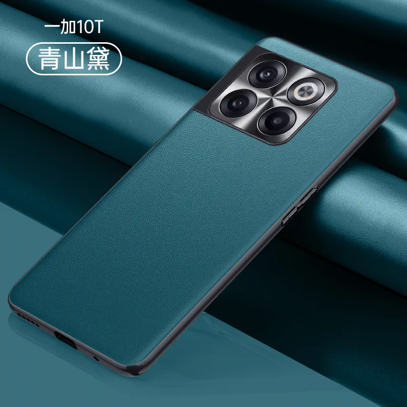 OnePlus 10T10 Pro Ace Proケース用PUレザー電話ケースRedmi Note11S用メタルカメラ保護カバー