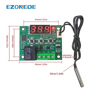 W1209 DC 12V LED Digital Thermostat <strong>Temperature</strong> Control Thermometer Thermo <strong>Controller</strong> Switch Module <strong>with</strong> <strong>NTC</strong> Temp <strong>Sensor</strong> Probe - Product Image 5