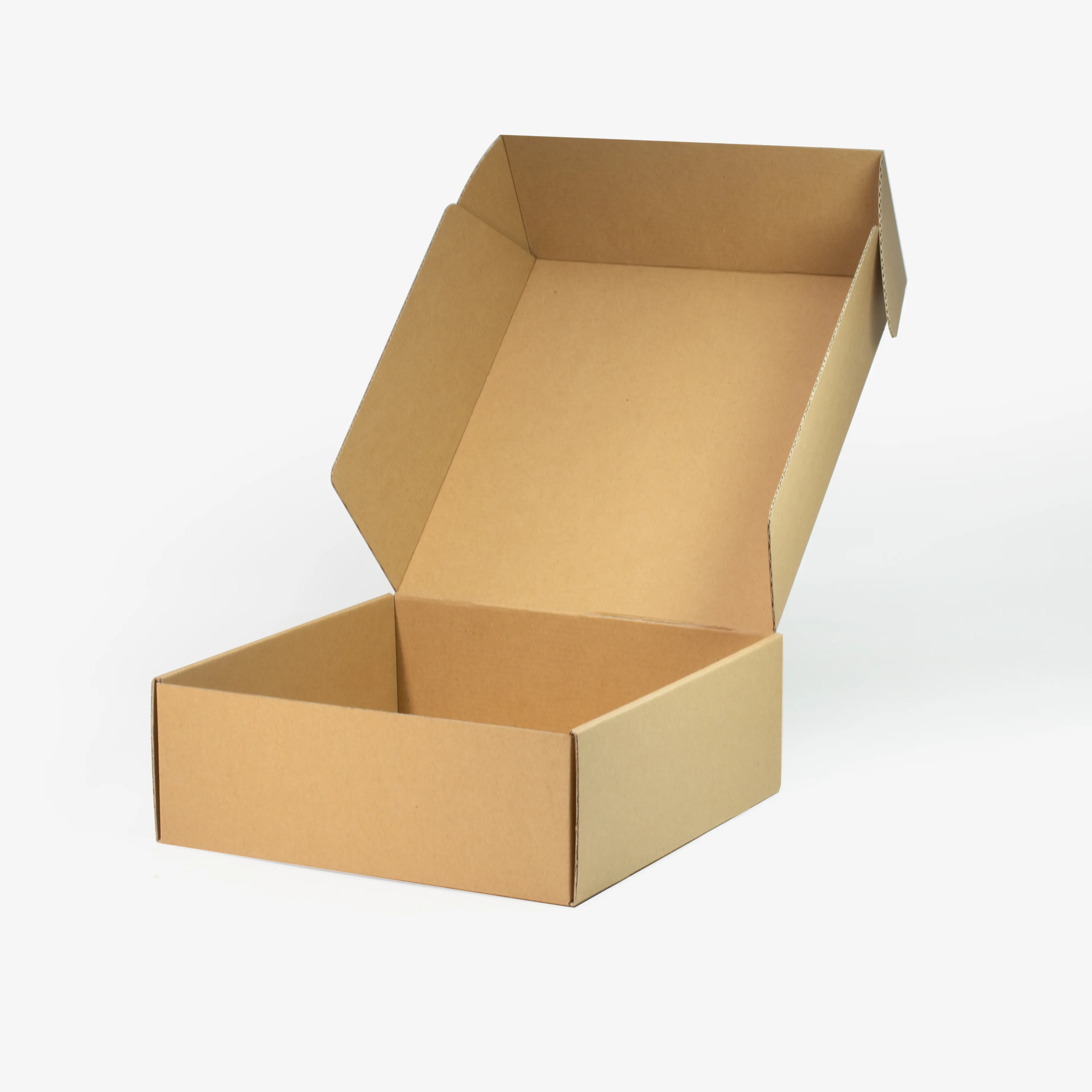 A5 Square Kraft Personalisasi Kotak Surat Corrugate Ecommerce