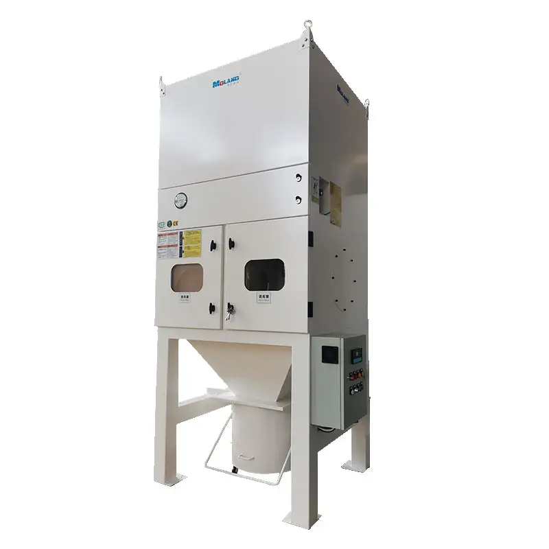 Extractor de humos de soldadura industrial, máquina de corte por plasma CNC, colector de polvo con filtros de cartucho Hepa