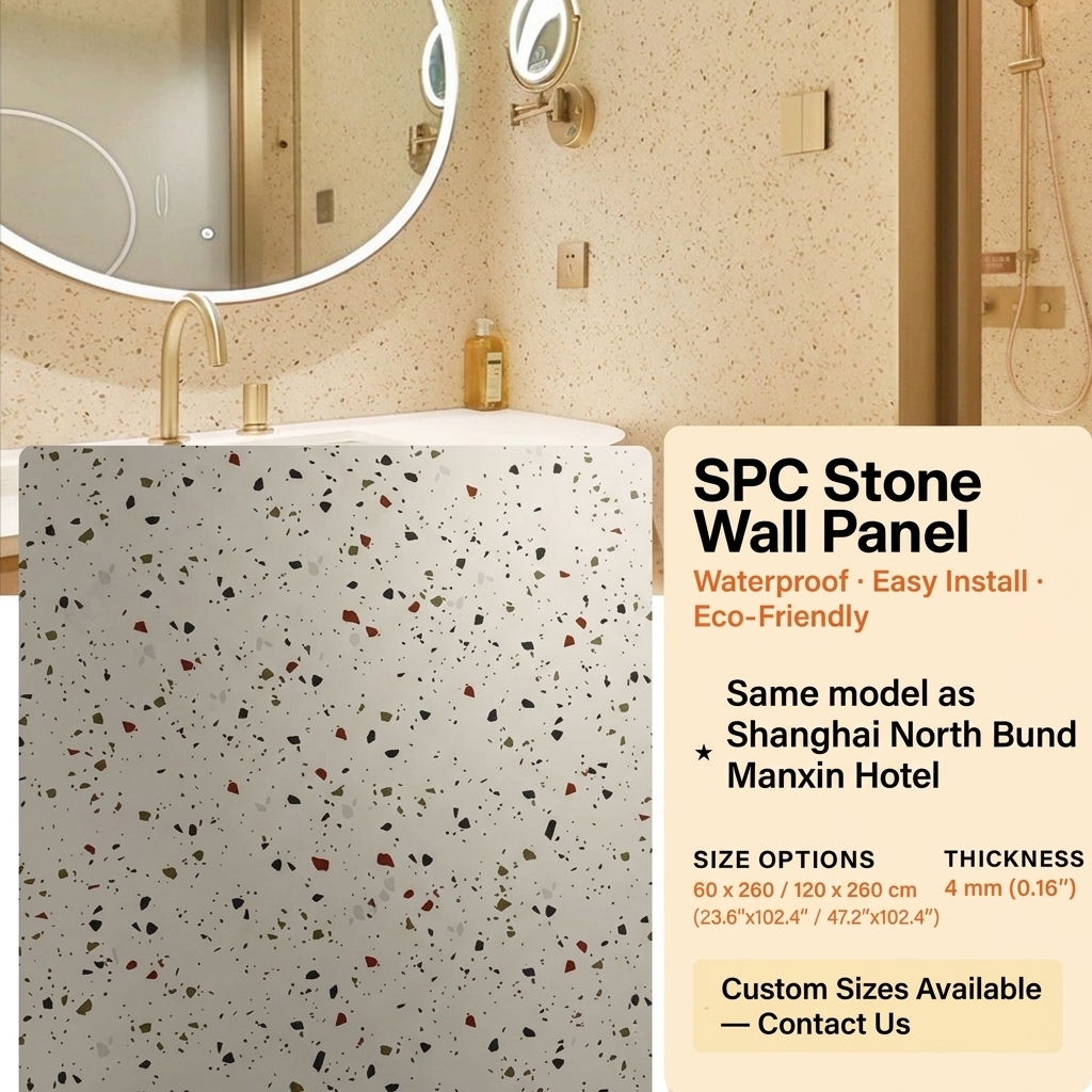 Spc stone-crystal wall panels-same model as hanting hotels