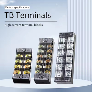 TB <strong>Terminal</strong> <strong>Blocks</strong> 600V 25A Double Row Screw 3/4/5/6/8/10 TB <strong>Fixed</strong> Barrier Screw <strong>Terminal</strong> <strong>Block</strong> - Product Image 3