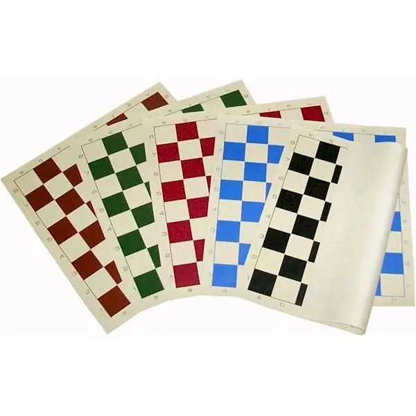 बुनियादी Vinyl शतरंज बोर्ड खेल