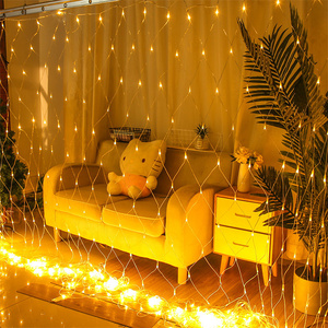 LED wasserdichtes LED-Netz Mesh Fairy String Light mit 8 Funktions controller für Weihnachts bankett dekoration - Product Image 1