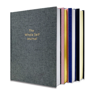 Cuaderno con impresión personalizada, papel de Foiling dorado, tapa dura, sin fecha, con páginas de índice