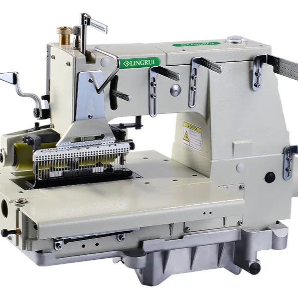 Máquina de coser multiaguja para cama plana, accesorio para coser de doble cadena, LR 1425P kansai 25