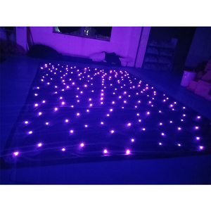 Украшение для вечеринки 5050 Smd Rgb 3 в 1, светодиодный занавес со звездами с контроллером - Product Image 1