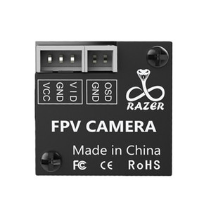 Foxeer Razer mikro 1/3 CMOS 4:3/16:9 1.8mm Lens 1200TVL NTSC/PAL değiştirilebilir FPV kamera FPV Drone RC plastik malzeme için - Product Image 4