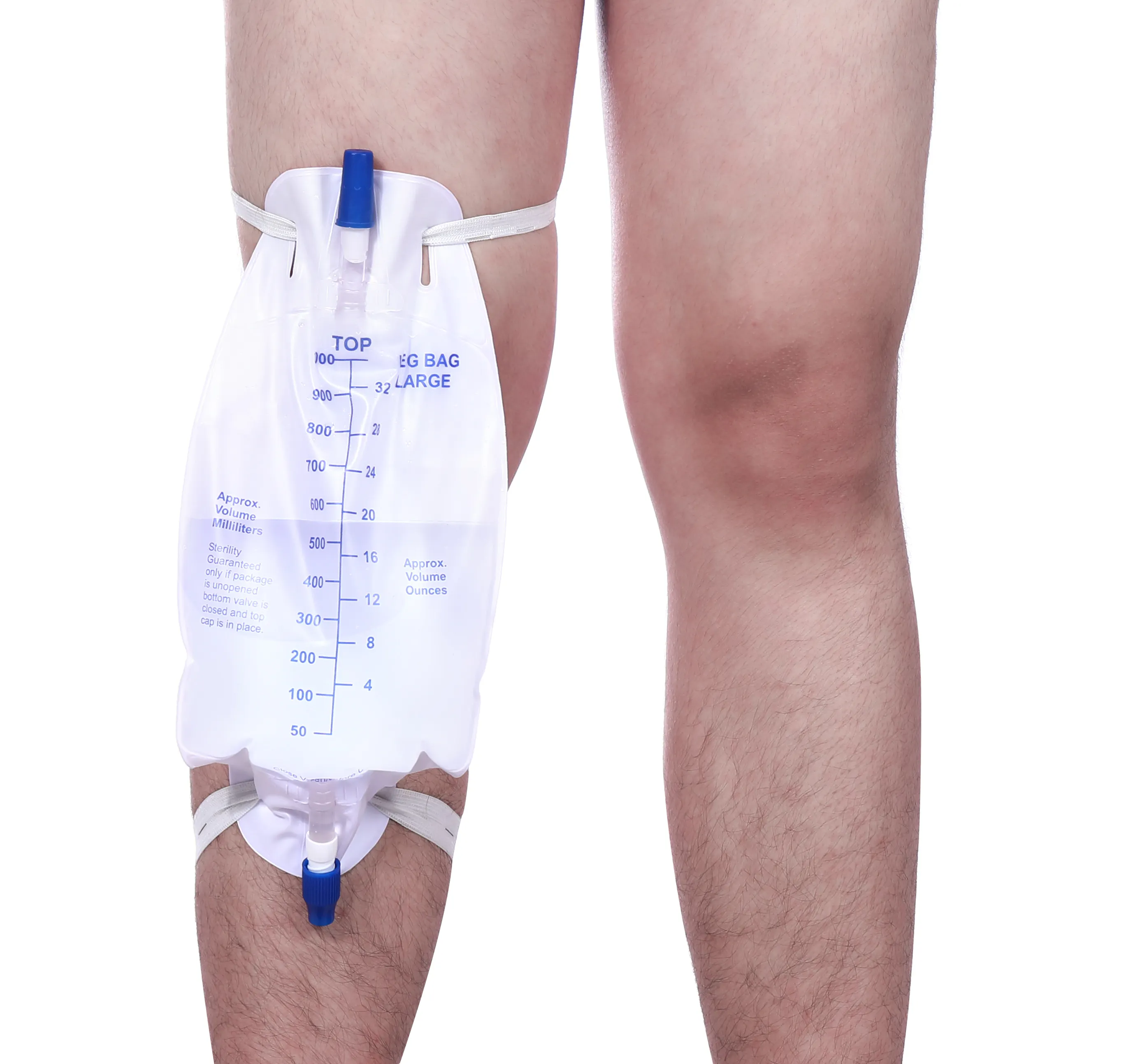 Adyce-sac d'urologie certifié ISO13485, fournitures médicales, sac de jambes