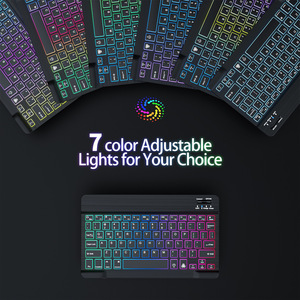 <strong>Customized</strong> Language Wireless RGB <strong>Keyboard</strong> Mobile <strong>Computer</strong> Tablet Universal All in One Luminous <strong>Keyboard</strong> and Mouse Set - Product Image 3