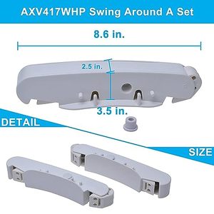Hayward NavigatorVacウルトラクリーナー用AXV417WHPプールクリーナーキットAXV604WHPフロントリアベゼルAXV434WHPフラップAXV414Pポッドシューズ - Product Image 2