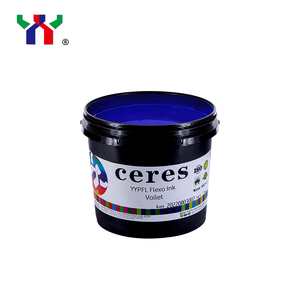 高品质柔印织物油墨用于布标，彩色青色5千克/罐 - Product Image 4