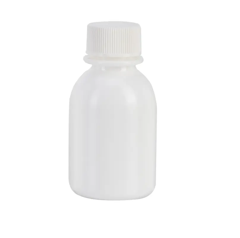 Maysure Aanpassen 60Ml Cilinder Recept Plastic Fles Apotheek Containers Kindbestendige Omkeerbare Dop Flesjes Witte Pil