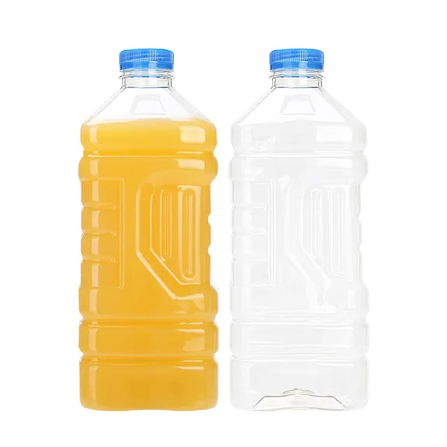 زجاجة بلاستيكية فارغة لمشروبات العصائر الطازجة بسعر رخيص تُستخدم لمرة واحدة زجاجة للمياه والشرابات بسعة 1500 مل للبيع بالجملة