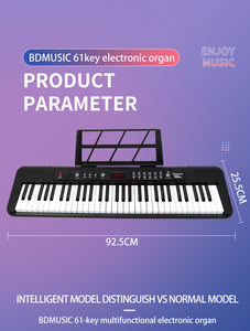 Strumento elettronico per organo a tastiera musicale con funzione di sonno automatico per la programmazione di apprendimento - Product Image 5