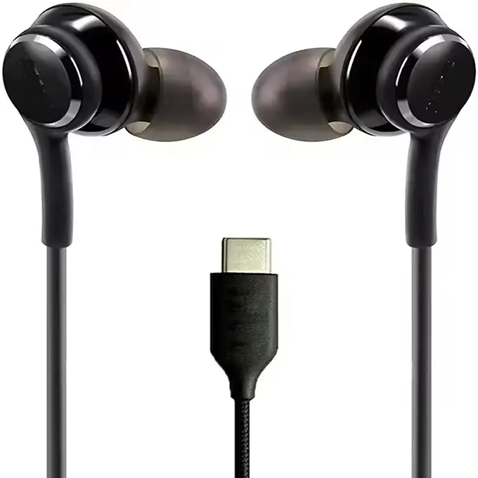 Sıcak satmak USB C kablolu kulaklık tipi C EO-IG955 kulaklıklar kulak Samsung not 10 için Note20 S20 S21 S21FE S22 Z fold 3 için