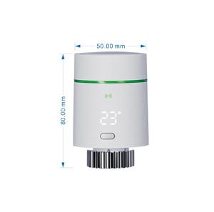 Xzj Tuya TRV วาล์วหม้อน้ำควบคุมอุณหภูมิอัจฉริยะติดตั้งง่ายทันสมัย ZigBee WiFi ห้องแนวนอนสำหรับบ้านสำนักงาน - Product Image 1
