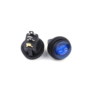 T125 55 1e4 250v 21*15 Mini White Led <strong>On</strong>-<strong>on</strong> r11 T105/2 Pin 16a 250v 3 <strong>Way</strong> 20mm Threaded Mount 4 Pin Round Mini Rocker Switch - Product Image 1