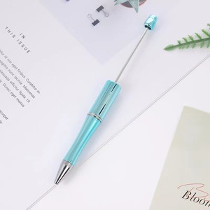 <strong>New</strong> Color Ballpoint Pens Diy Personalized Gift School Office <strong>Writing</strong> Supplies Stationery Plastic Beaded Pens Wholesale - Product Image 4