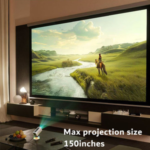 LONNST K6 Mini Portable Smart Projector Wi-Fi Touch Control 1080P Android 13 <strong>Operating</strong> <strong>System</strong> for Home Theater <strong>Use</strong> - Product Image 5