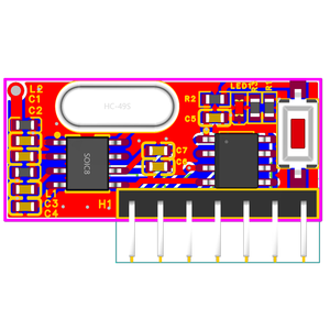 Fbd-rx01a 433MHZ Wireless Rf-Dekodierung modul Fernbedienung Empfänger platine Remote Receiver Wireless Rf-Module - Product Image 5