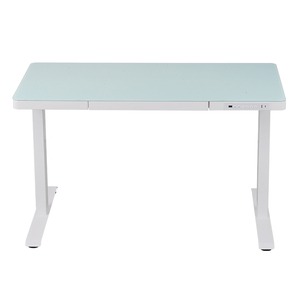 Escritorio de oficina ajustable Mesa elevadora de un solo motor Escritorio de pie con cómodos escritorios de computadora - Product Image 1