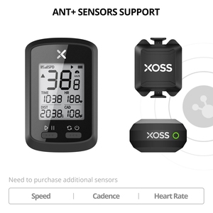 XOSS-ordenador inalámbrico con GPS para bicicleta, velocímetro, Bluetooth, ANT +, velocidad de cadencia, resistente al agua, G/G + - Product Image 2