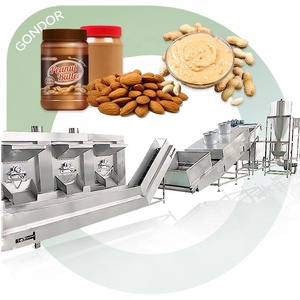 黄油加工使乳木果可可杏仁核桃鹰嘴豆泥工业商用粉碎机生产线 - Product Image 1