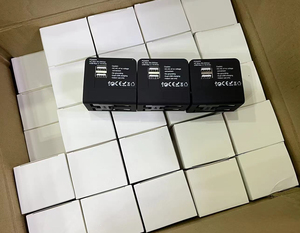 Portable <strong>2</strong>.1A Fast Charge Adapter Wall Socket Dual USB Charger with US EU UK AU 4 <strong>in</strong> <strong>1</strong> Plug - Product Image 4