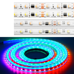 RGBW IC adresli LED şerit ışık 12V/24V TM1814 RGB + CW/WW 4-in-1 LED iç mekan dış mekan dekorasyonu programlanabilir dijital ışıklar - Product Image 4