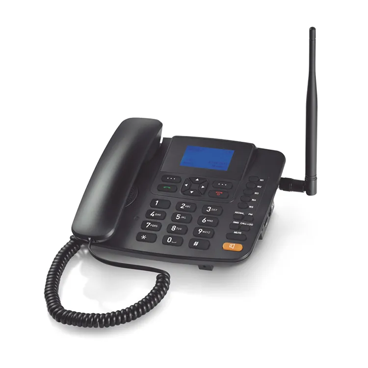 Terminali telefonici Cordless fissi per telefono da tavolo Wireless 3g Gsm economici con scheda Sim singola o doppia per l'home Office