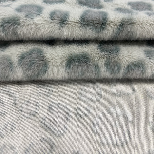 Fur Fabric Wholesale Animal Print Fake Minky Fur <strong>5mm</strong> Super Soft Fur Fabric for Clothing Fashion Accessory Stuffed Toy