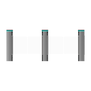 Riconoscimento facciale lettore di schede di controllo accessi sistemi di tornelli tornelli automatici a barriera oscillante per l'ingresso dell'edificio - Product Image 5