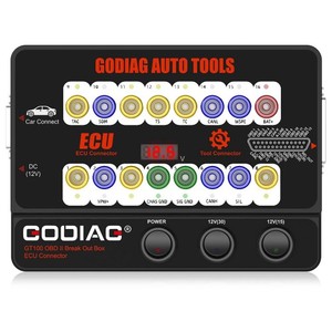 GODIAG GT100 OBDII Auto strumento GT100 Scanner diagnostico con 1 anno di codice di garanzia lettore e connettore ECU per Auto