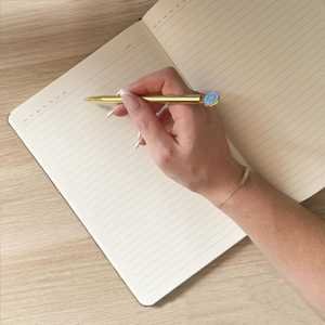 יומן אישי בכריכת עור קשיחה בגודל <span class=keywords><strong>A5</strong></span>/B5 לספורט, בריאות, כושר ומעקב אחר מתכונים, ניתן להתאמה אישית - Product Image 5