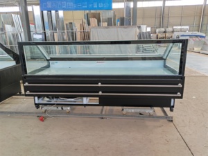 Siêu thị Deli Máy làm lạnh thịt tủ lạnh kính hiển thị tủ lạnh cho thịt & món ngon siêu thị thiết bị làm lạnh - Product Image 3