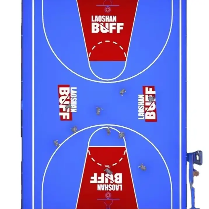 バスケットボールコートインターロッキングフロア裏庭20x25フィートキット2021手頃な価格で優れた品質