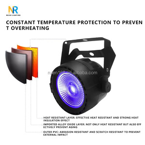 Yeni başlatılan Led Mini 30w uzaktan kumanda Cob lambası RGBW + Uv küçük Par ışık Ktv barlar için - Product Image 4