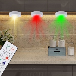 ไฟกลางคืน LED RGB 13สีแบบทันสมัยระบายอากาศได้สำหรับตู้ตู้เสื้อผ้าห้องนอนควบคุมระยะไกลไฟงานรื่นเริง - Product Image 4