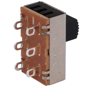 DPDT manopola alta 2 vie di alta qualità Mini Toggle PCB pannello terminale montato interruttore a scorrimento verticale per Arduino - Product Image 2