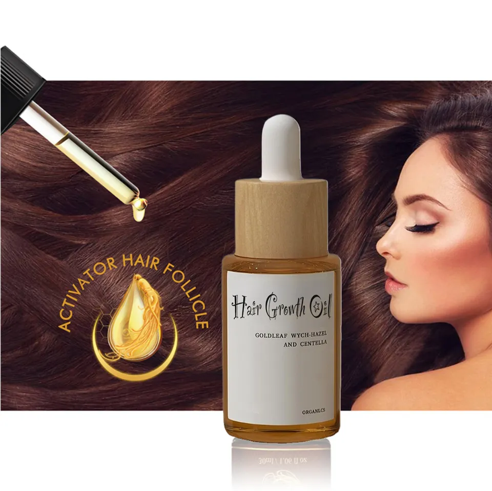 Produits pour les Cheveux Marque Privée Soin des Cheveux Huile Essentielle Huile d'Argan Maroc 30ml Pour Cheveux Secs Cassants Stressés