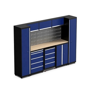 廉价JZD车库工具柜金属钢车间工作站抽屉工作台带工具 - Product Image 6